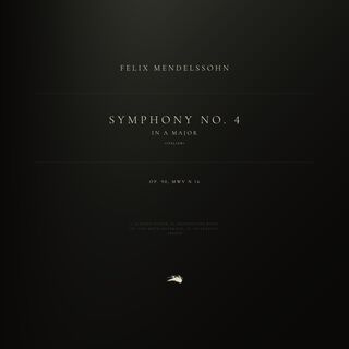 Symphony No. 4 in A Major 'Italian', Op. 90, MWV N 16