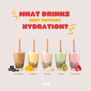 What drinks best support hydration (feat. Lychee Passion)