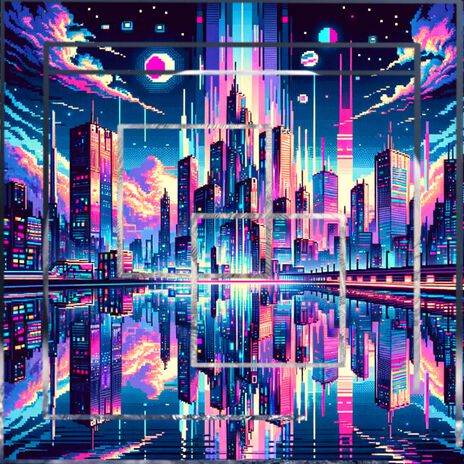 Digital Twilight under the Neon Sky | Boomplay Music