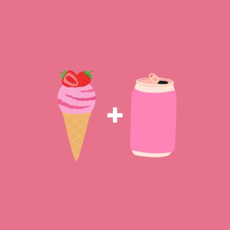 Strawberry Ice Cream and Pink Lemonade