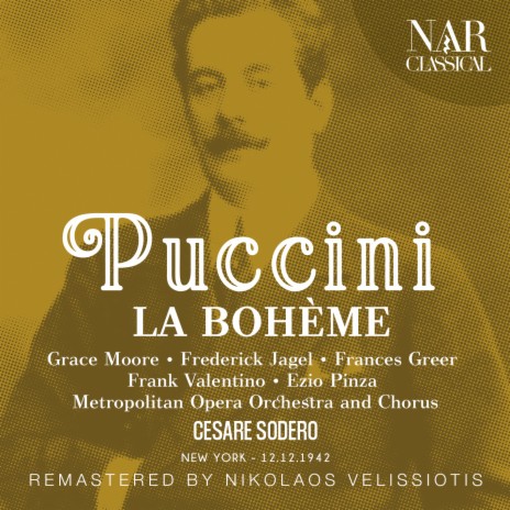 La Bohème, IGP 1, Act III: Marcello. Finalmente! (Rodolfo, Marcello, Mimì) ft. Cesare Sodero, Frederick Jagel, Frank Valentino & Grace Moore | Boomplay Music