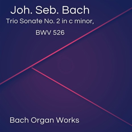Trio Sonate No. 2 in c minor, BWV 526 (Bach Organ Works in September)