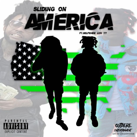 sliding on America ft. selfmade luh ty | Boomplay Music