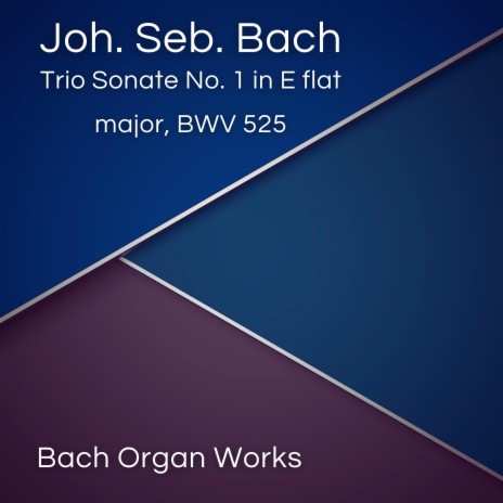 Trio Sonate No. 1 in E flat major, BWV 525 (Bach Organ Works in September) | Boomplay Music