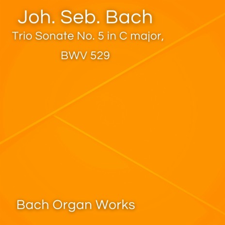 Trio Sonate No. 5 in C major, BWV 529 (Bach Organ Works in February)