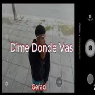 Dime Donde Vas