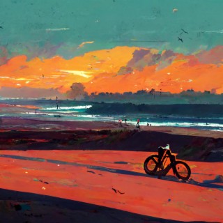 Bike Ride at Dusk