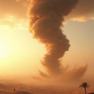 storm in the desert