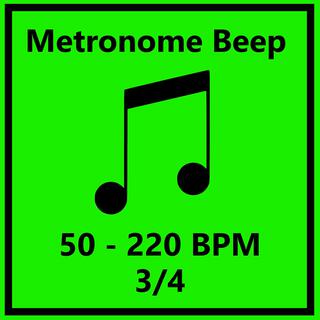 3/4 Metronome (50-220 bpm)