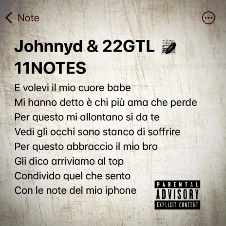 11NOTES ft. 22Gtl | Boomplay Music