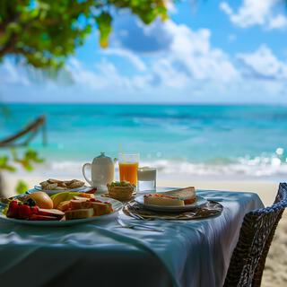 Morning Sunshine Café: Sunny Bossa Nova Vibes with the Ocean Waves for Relaxation, and Positive Mood, Cafe Chill Tunes