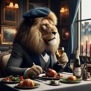 The Lion's Elegant Lunch