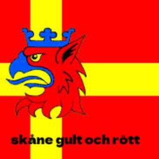 Skåne gult och rött