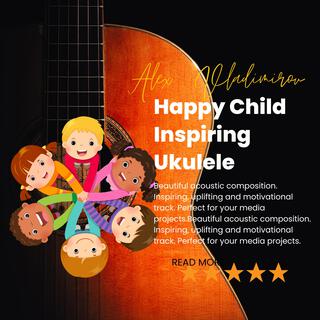 Happy Child Inspiring Ukulele