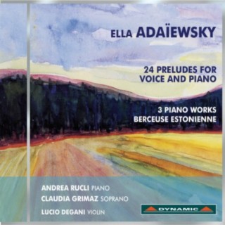 Adaiewsky: 24 Preludes for Voice and Piano - Piano Music - Berceuse estonienne