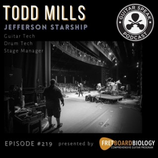 Todd Mills - Jefferson Starship touring guitar, drum tech and stage manager. GSP #219