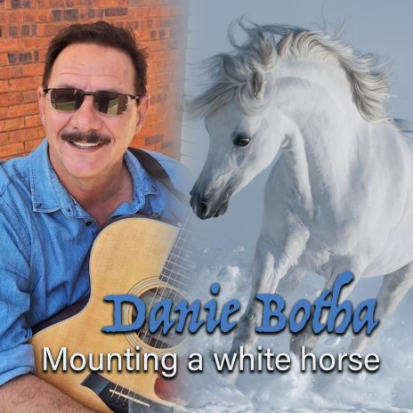 Mounting a white horse
