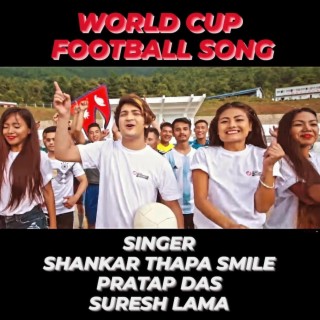 World Cup Football. Shankar Thapa smile, Pratap Dash & Suresh Lama