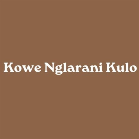 Kowe Nglarani Kulo (Acoustik) | Boomplay Music