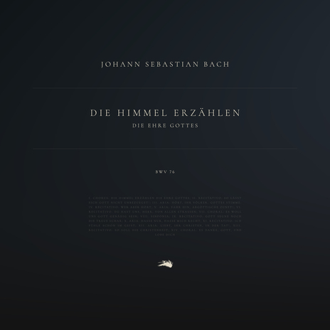 Die Himmel erzählen die Ehre Gottes, BWV 76: 2. Recitativo: So lässt sich Gott nicht unbezueget! ft. Classical Archive Stereo Arts | Boomplay Music