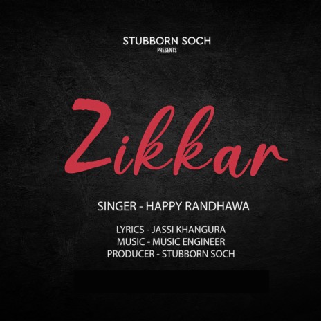 Zikkar (Happy Randhawa) | Boomplay Music
