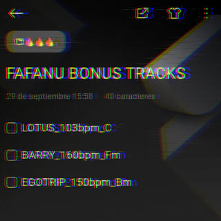 FAFANU BONUS TRACKS