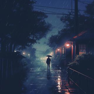 Midnight in the Rainy City Lofi hip hop relaxing