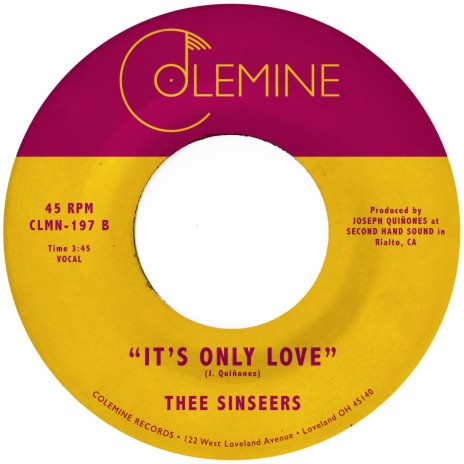 It's Only Love ft. Thee Sinseers | Boomplay Music