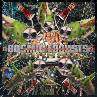 Cosmic locusts inside the tribal storm