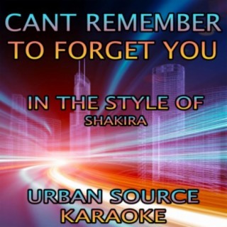 Can't Remember To Forget You (In The Style Of Shakira and Rihanna)