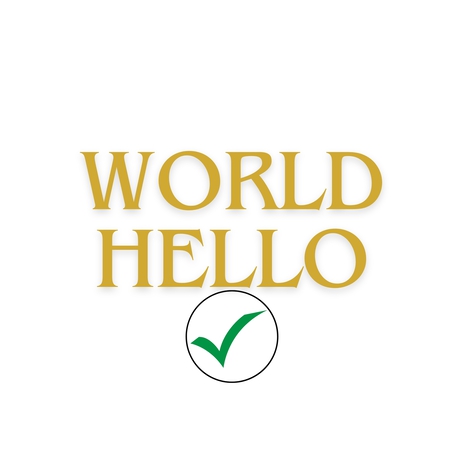 World hello two | Boomplay Music