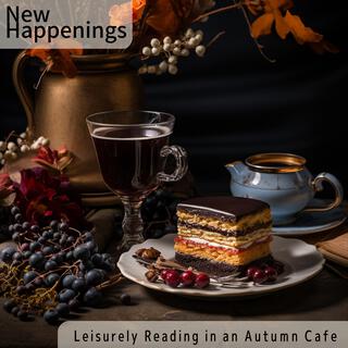 Leisurely Reading in an Autumn Cafe