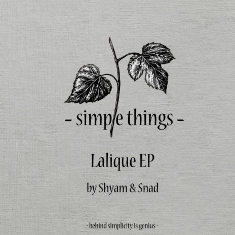 Lalique (Original Mix) ft. Snad | Boomplay Music