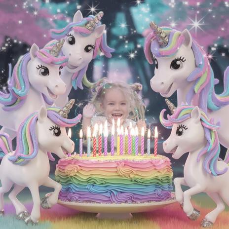 Unicorn Happy Birthday Magic