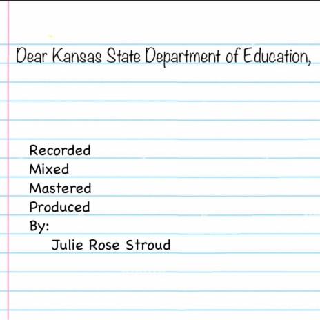 Dear Kansas State Department of Education
