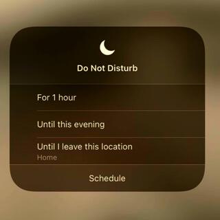 do not disturb