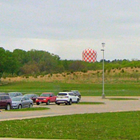 Red Checkerboard Water Tower | Boomplay Music