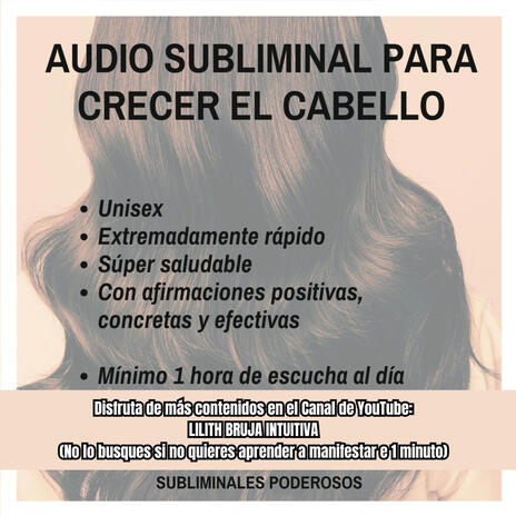 Crecer Cabello Extremadamente Rápido, Saludable y fuerte (Audio Subliminal) | Boomplay Music