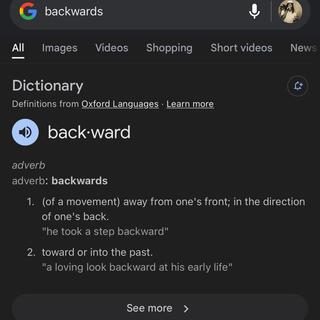 Backwards