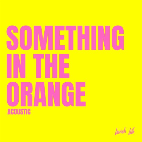 Something In The Orange (Acoustic) | Boomplay Music