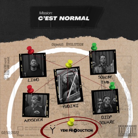 C'EST NORMAL ft. SOULBY THB, LIMO, DIOP SOUARE & AK4SEVEN | Boomplay Music