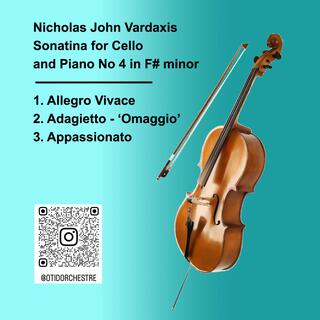 Vardaxis: Sonatina for Cello and Piano No 4 in F# minor