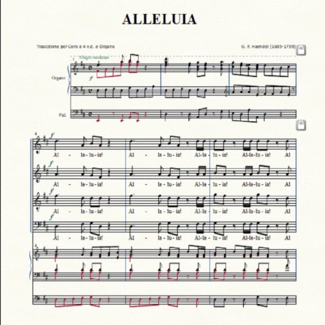 ALLELUIA di Handel . Parte per Alto (Testo Italiano.) | Boomplay Music