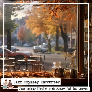 Jazz Melody Flowing with Autumn Falling Leaves