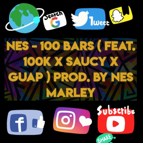 Nes 100 Bars (Prod. By Nes Marley) ft. 100k x Saucy x Guap