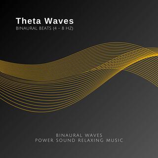 Binaural beats Theta Waves (4 - 8 Hz)