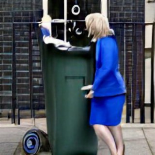 Liz Truss Get in the Bin