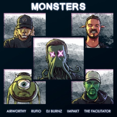 MONSTERS ft. Cred., Rufio, IMPAKT & The Facilitator | Boomplay Music