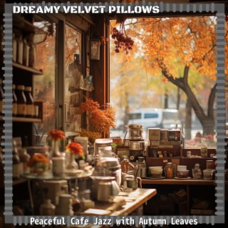 Peaceful Cafe Jazz with Autumn Leaves