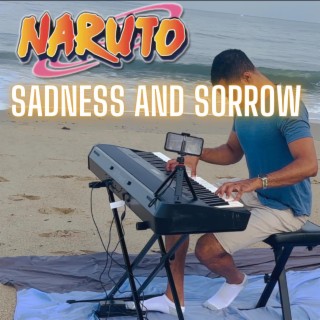 Sadness and Sorrow (Naruto) played on piano at the beach